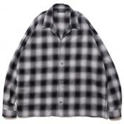 【ROTTWEILER/ロットワイラー】OMBRE CHECK SHIRTS【BLK】