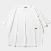 【TIGHTBOOTHPRODUCTION-タイトブースプロダクション】PONTE POCKET S/S T-SHIRT【WHT】