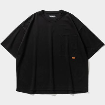 【TIGHTBOOTHPRODUCTION-タイトブースプロダクション】PONTE POCKET S/S T-SHIRT【BLK】