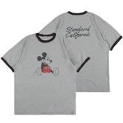 【STANDARD CALIFORNIA-スタンダード カリフォルニア】Disney/SD Ringer T【GRY×BLK】