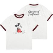 【STANDARD CALIFORNIA-スタンダード カリフォルニア】Disney/SD Ringer T【WHT×BURGUN】