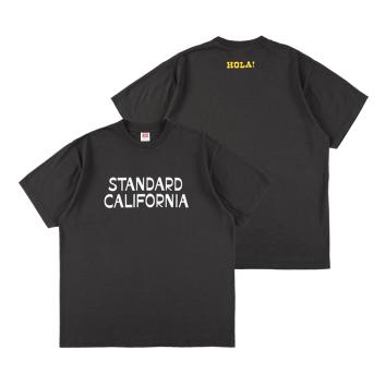 【STANDARD CALIFORNIA-スタンダード カリフォルニア】Jeff for SD US Cotton Logo T【BLK】