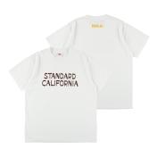 【STANDARD CALIFORNIA-スタンダード カリフォルニア】Jeff for SD US Cotton Logo T【WHT】