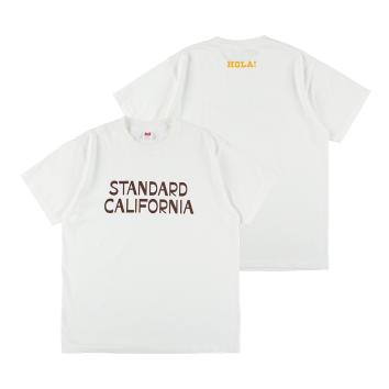 【STANDARD CALIFORNIA-スタンダード カリフォルニア】Jeff for SD US Cotton Logo T【WHT】