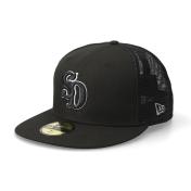 【STANDARD CALIFORNIA-スタンダード カリフォルニア】NEW ERA® / SD 59FIFTY Logo Mesh Cap【BLK】
