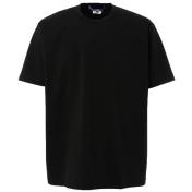 【JUNYAWATANABE MAN-ジュンヤワタナベマン】綿ナイロンポンチTシャツ【黒】