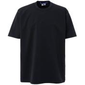【JUNYAWATANABE MAN-ジュンヤワタナベマン】綿ナイロンポンチTシャツ【紺】