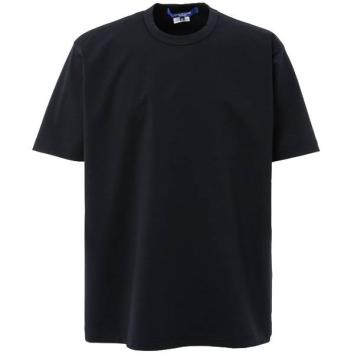 【JUNYAWATANABE MAN-ジュンヤワタナベマン】綿ナイロンポンチTシャツ【紺】