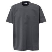 【JUNYAWATANABE MAN-ジュンヤワタナベマン】綿ナイロンポンチTシャツ【グレー】