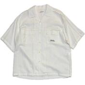 【UNDERCOVER PRE-アンダーカバー プレ】Co/Liボイルワッシャーシームアウト半袖開襟シャツ【O.WHT】