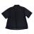 【MAYKAM-メイカム】WIND MESH OPENCOLLAR SHIRT【BLK】