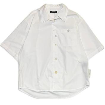 【UNDERCOVER-アンダーカバー】Coタイプライター ダブルカラー半袖シャツ【WHT】