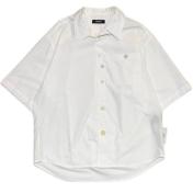 【UNDERCOVER-アンダーカバー】Coタイプライター ダブルカラー半袖シャツ【WHT】