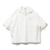 【TIGHTBOOTHPRODUCTION-タイトブースプロダクション】JERSEY OPEN POLO【WHT】