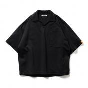 【TIGHTBOOTHPRODUCTION-タイトブースプロダクション】JERSEY OPEN POLO【BLK】