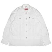 【eYe JUNYAWATANABE MAN-ジュンヤワタナベマン アイ】綿オックス×綿サージ LEVI'S Wネームシャツ 3rd TYPE