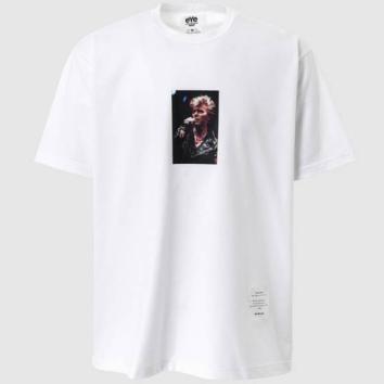 【eYe JUNYAWATANABE MAN-ジュンヤワタナベマン アイ】綿度詰天竺 製品プリント David Bpwie/BerBerJin Tシャツ