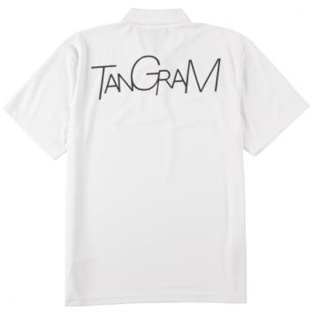 【TANGRAM-タングラム】VERTICAL LOGO POLO SHIRTS【WHT】