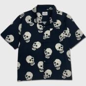 【BUENA VISTA-ブエナ ビスタ】Skull patterned s/s shirt