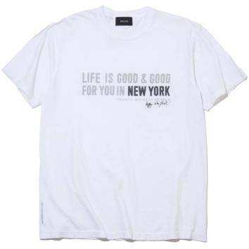 【DELUXE-デラックス】Happy New York TEE【WHT】