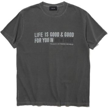 【DELUXE-デラックス】Happy New York TEE【BLK】