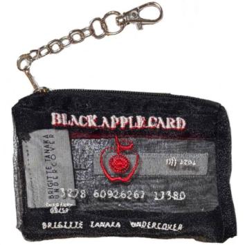 【UNDERCOVER-アンダーカバー】POUCH BLACK APPLE CARD