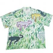 【4WD-4WORTHDOING-】ALL-OVER PAINTINGS SHIRTS【HORSE】