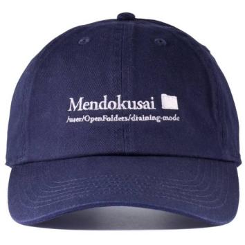 【Open Folders-オープンフォルダーズ】Mendokusai CAP【NAVY】