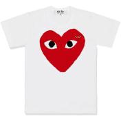 【PLAY COMME des GARCONS】T-SHIRT RED EMBLEM RED BIG HEART