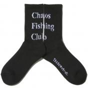 【Chaos Fishing Club-カオスフィッシングクラブ】LOGO SOCKS【BLK】