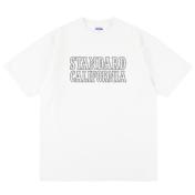 【STANDARD CALIFORNIA-スタンダード カリフォルニア】SD Heavyweight Basic Logo T【WHT】