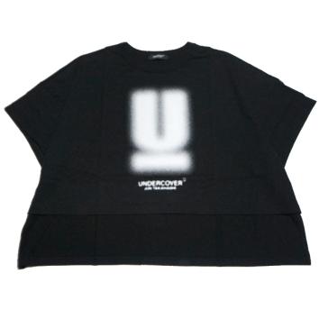 【UNDERCOVER-アンダーカバー】【Lady's】前ショートワイドTEE HAZE U【BLK】