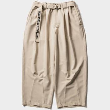 【TIGHTBOOTHPRODUCTION-タイトブースプロダクション】TRO BAGGY SLACKS【GREIGE】