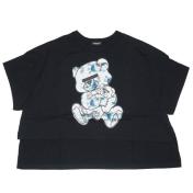 【UNDERCOVER-アンダーカバー】【LADY'S】FRONTSHORTWIDETEE KIEV BEAR【BLK】