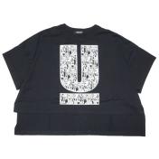 【UNDERCOVER-アンダーカバー】【LADY'S】FRONTSHORTWIDETEE CREATURES U【BLK】