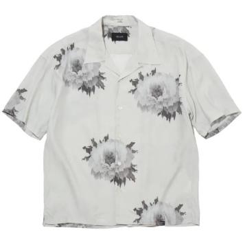 【DELUXE-デラックス】DELUXE x Kosuke Kawamura Flower shirts【WHT】