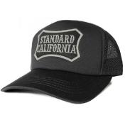 【STANDARD CALIFORNIA-スタンダード カリフォルニア】SD Basic Logo Patch Mesh Cap【BLK】