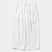 【TIGHTBOOTHPRODUCTION-タイトブースプロダクション】DRY BAGGY SLACKS【WHT】
