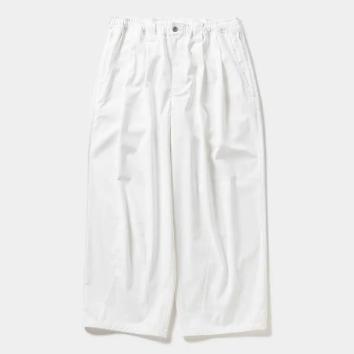 【TIGHTBOOTHPRODUCTION-タイトブースプロダクション】DRY BAGGY SLACKS【WHT】