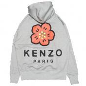 【KENZO-ケンゾー】Boke Flower Crest Oversized Hoodie【P.GREY】