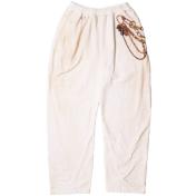 【doublet/ダブレット】TROMPE L’OEIL EMBROIDERYSWEATPANTS【WHT】