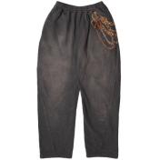 【doublet/ダブレット】TROMPE L’OEIL EMBROIDERYSWEATPANTS【BLK】