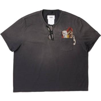【doublet/ダブレット】TROMPE L’OEIL EMBROIDERY T-SHIRT【BLK】