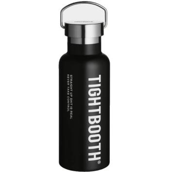 【TIGHTBOOTHPRODUCTION-タイトブースプロダクション】LOGO THERMO BOTTLE【BLACK】