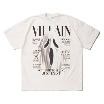 【doublet/ダブレット】VILLAIN COVER PRINT T-SHIRT【WHT】
