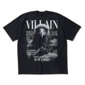 【doublet/ダブレット】VILLAIN COVER PRINT T-SHIRT【BLK】