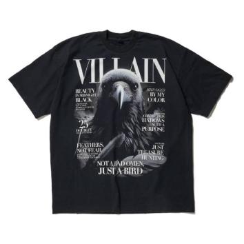 【doublet/ダブレット】VILLAIN COVER PRINT T-SHIRT【BLK】