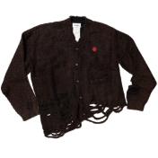 【doublet/ダブレット】ZOMBIE SILHOUETTE KNIT CARDIGAN【BLK】