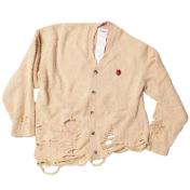 【doublet/ダブレット】ZOMBIE SILHOUETTE KNIT CARDIGAN【BEG】
