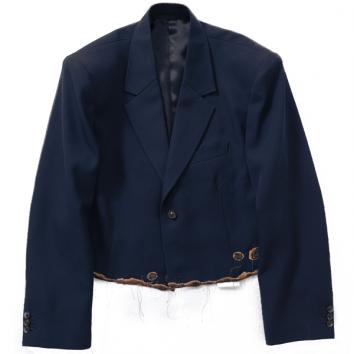 【doublet/ダブレット】BURNIG EMBROIDERY TAILORED JACKET【NAVY】